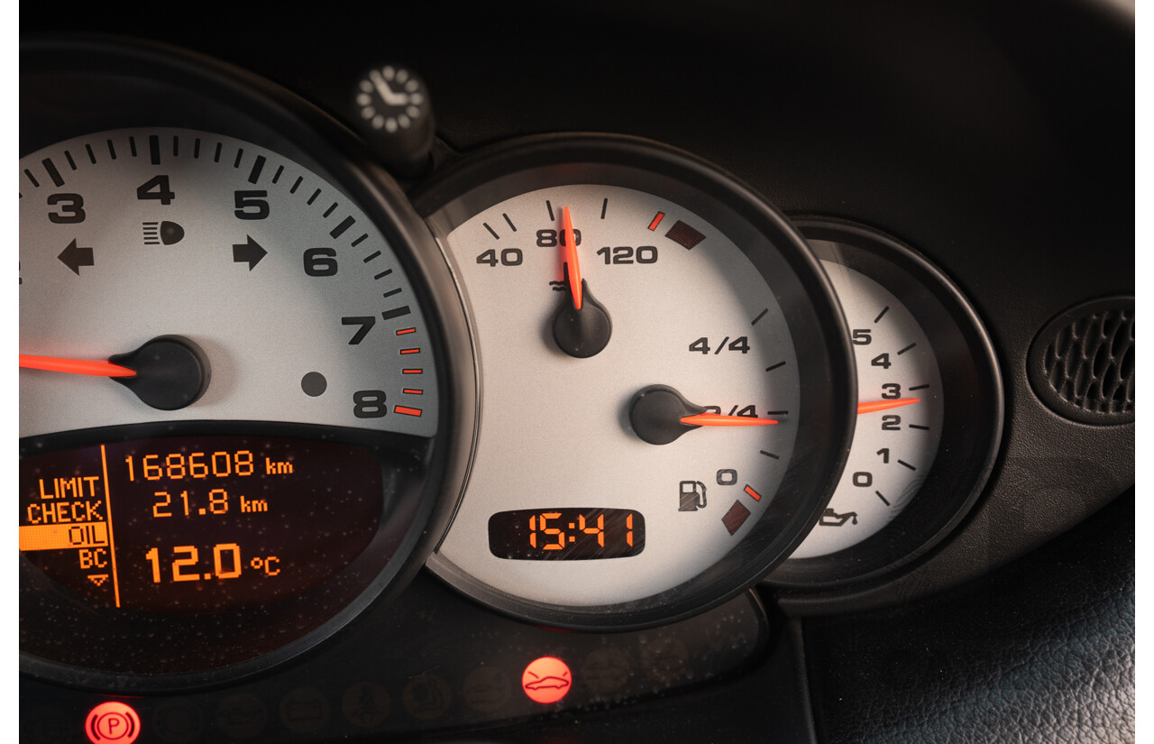 2/2003 Porsche 911 Carrera 996 2d Cabriolet Black 3.6L