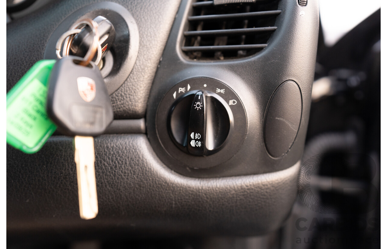 2/2003 Porsche 911 Carrera 996 2d Cabriolet Black 3.6L