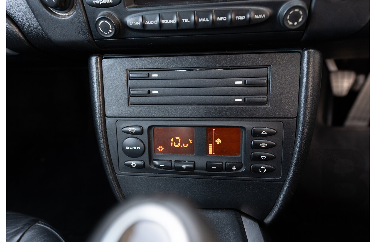 2/2003 Porsche 911 Carrera 996 2d Cabriolet Black 3.6L