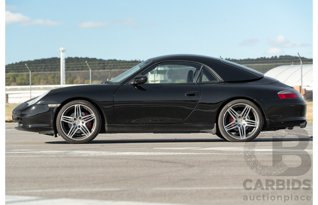 2/2003 Porsche 911 Carrera 996 2d Cabriolet Black 3.6L