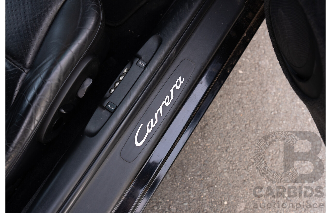 2/2003 Porsche 911 Carrera 996 2d Cabriolet Black 3.6L