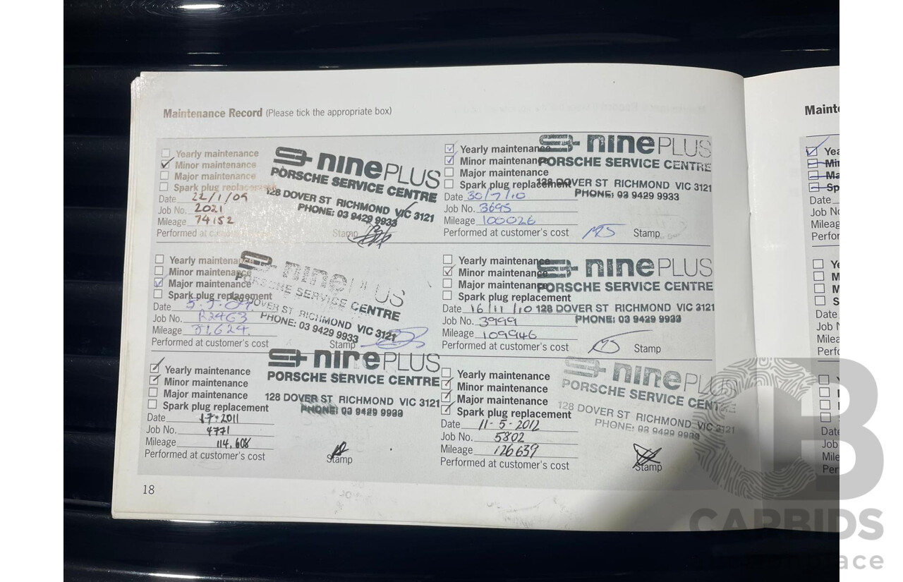 2/2003 Porsche 911 Carrera 996 2d Cabriolet Black 3.6L