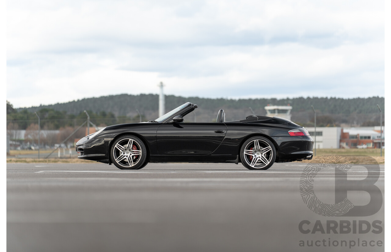 2/2003 Porsche 911 Carrera 996 2d Cabriolet Black 3.6L