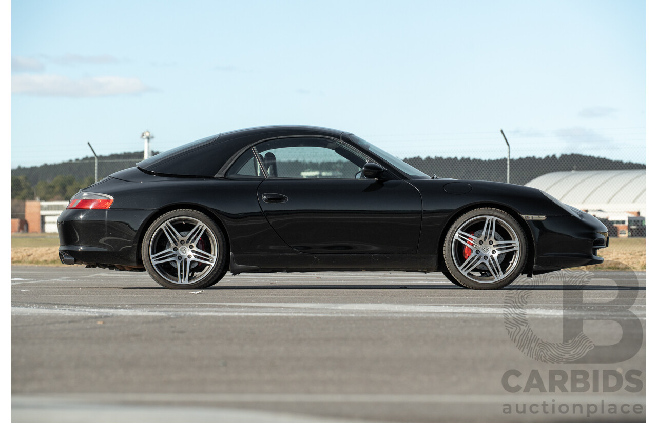 2/2003 Porsche 911 Carrera 996 2d Cabriolet Black 3.6L