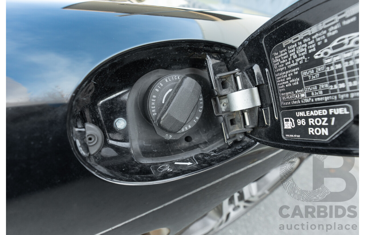 2/2003 Porsche 911 Carrera 996 2d Cabriolet Black 3.6L