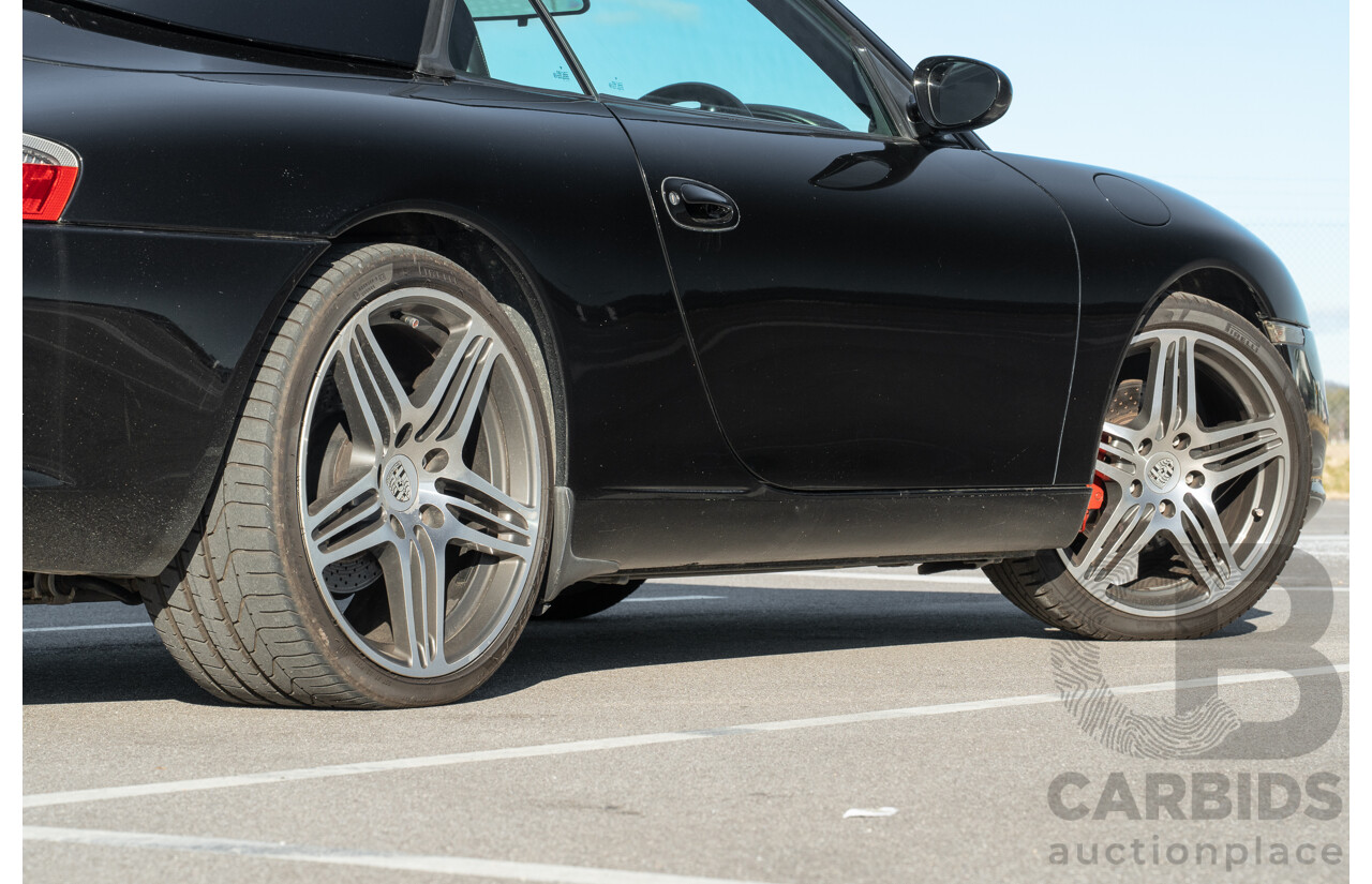 2/2003 Porsche 911 Carrera 996 2d Cabriolet Black 3.6L