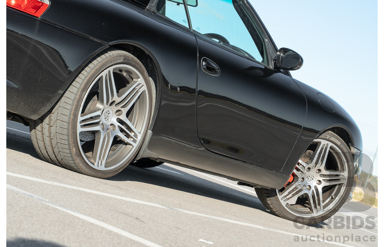 2/2003 Porsche 911 Carrera 996 2d Cabriolet Black 3.6L