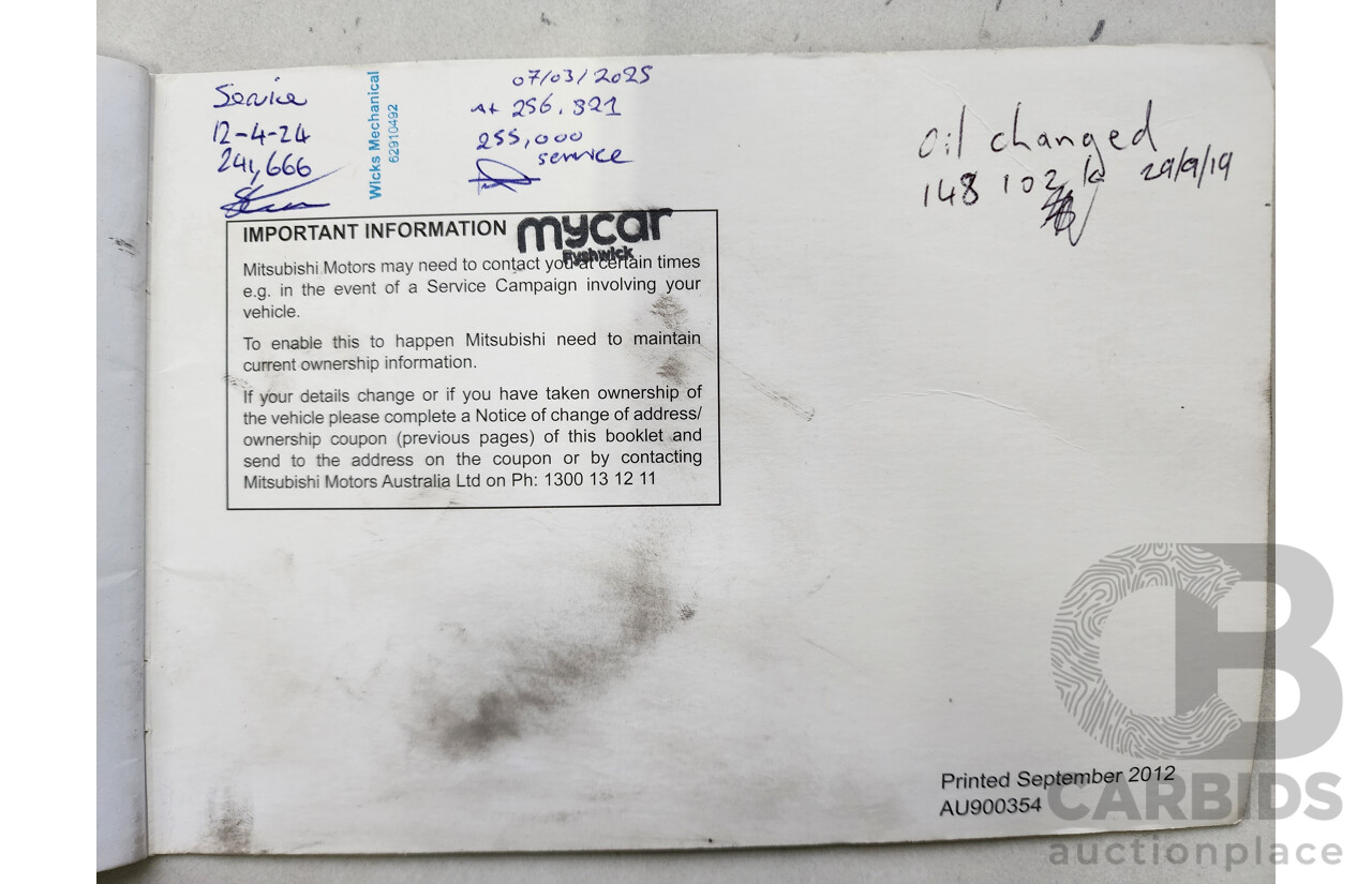 3/2015 Mitsubishi Triton GLX (4x4) MN MY15 Double Cab Utility Red 2.5L