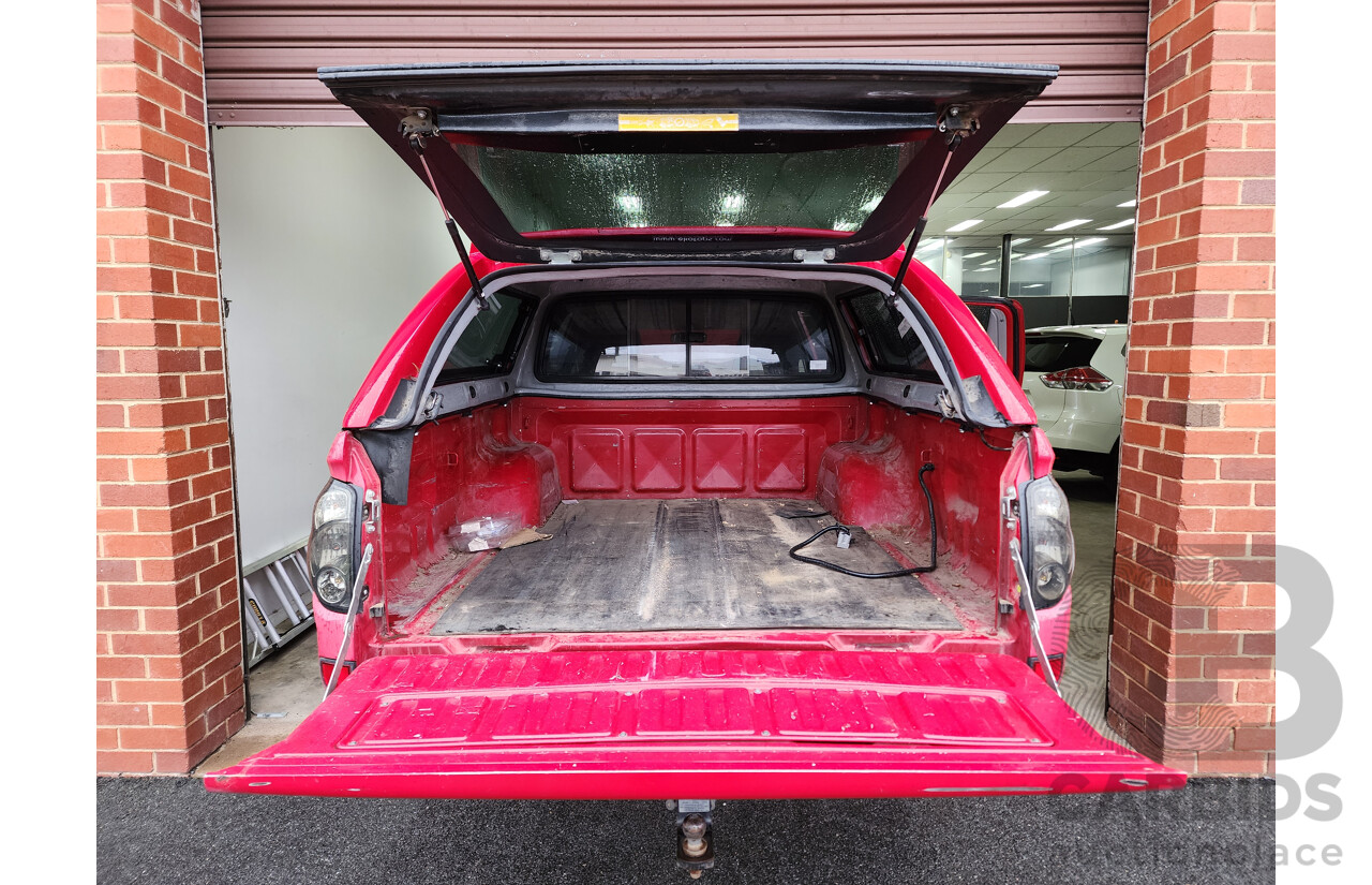 3/2015 Mitsubishi Triton GLX (4x4) MN MY15 Double Cab Utility Red 2.5L