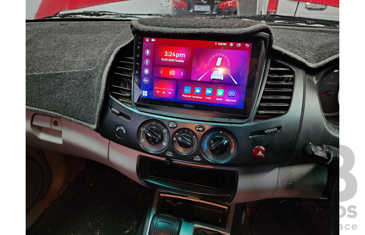 3/2015 Mitsubishi Triton GLX (4x4) MN MY15 Double Cab Utility Red 2.5L