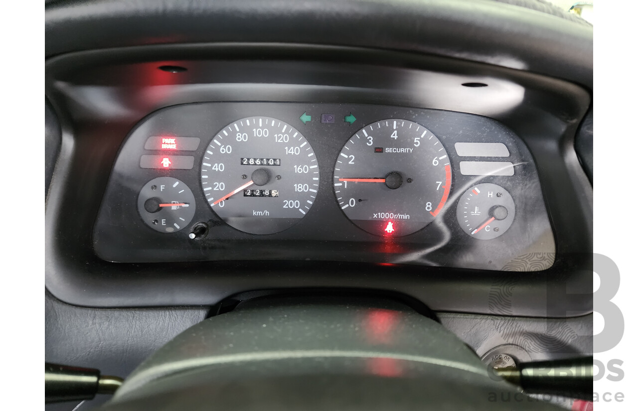 5/1999 Toyota Corolla Conquest SECA AE102R 5d Liftback Maroon 1.8L