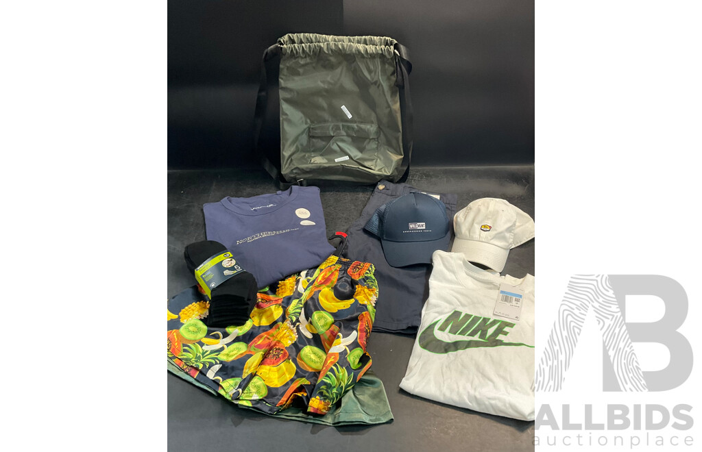 Assorted Men's Clothing Bundle Size M and XXL, Including NIKE and ANKO - Lot of 8