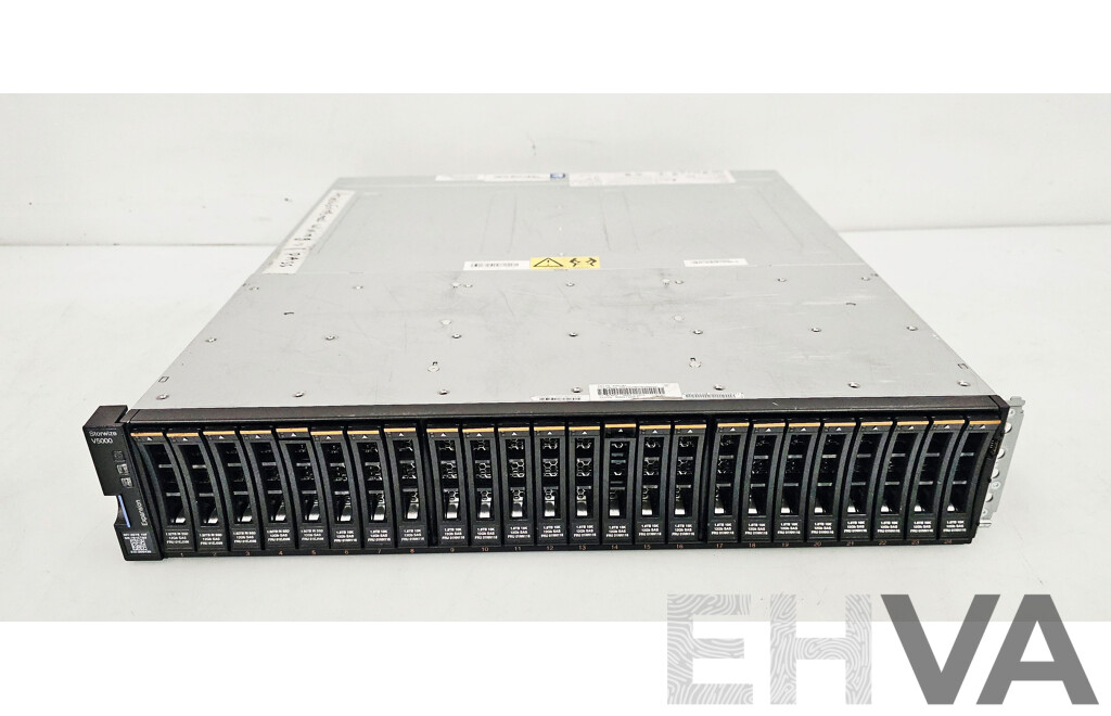 IBM (2078-324) Storewize V5000 24-Bay SAS Hard Drive Array W/ 34TB Storage