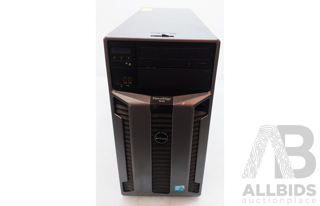 Dell PowerEdge T610 Intel Xeon (E5520) 2.40GHz - 2.66GHz 4-Core CPU Tower Server