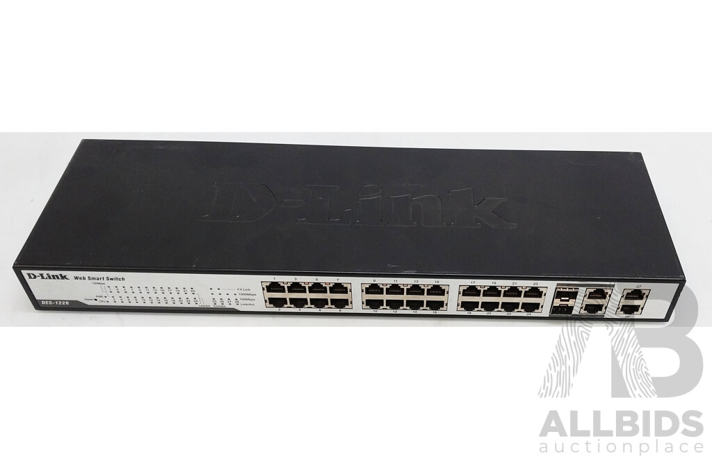 D-Link DES-1228P 28 Port Network Switch