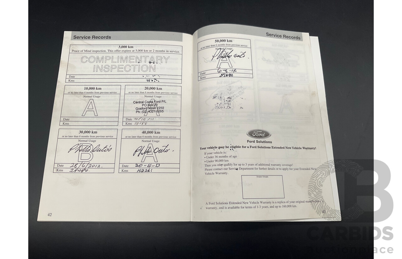 1/2010 Ford Escape  ZD 4d Wagon West Pacific Blue Metallic 2.3L