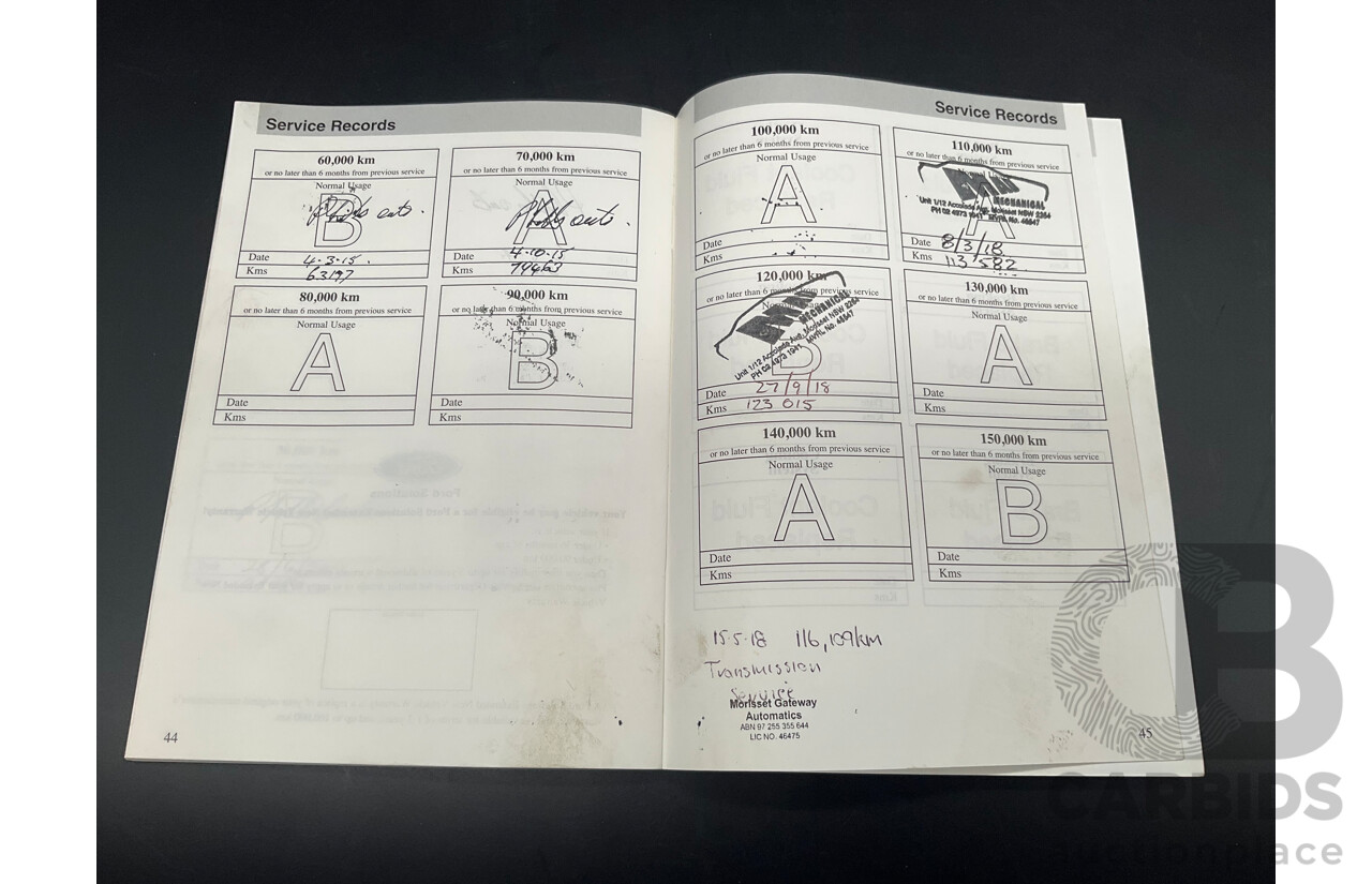 1/2010 Ford Escape  ZD 4d Wagon West Pacific Blue Metallic 2.3L