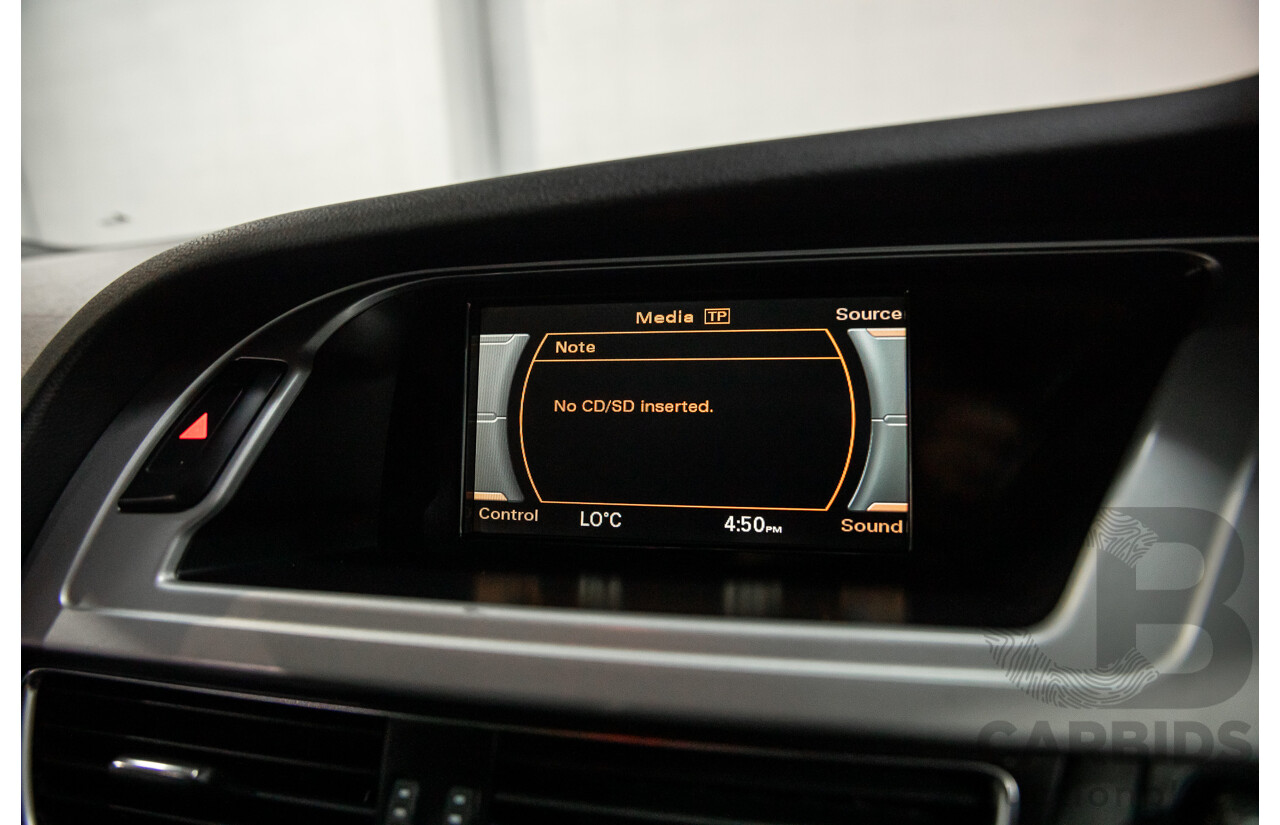 1/2008 Audi A4 2.0 TDI B8 (8K) 4d Sedan Brilliant Black Turbo Diesel 2.0L