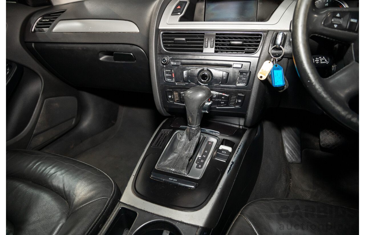 1/2008 Audi A4 2.0 TDI B8 (8K) 4d Sedan Brilliant Black Turbo Diesel 2.0L