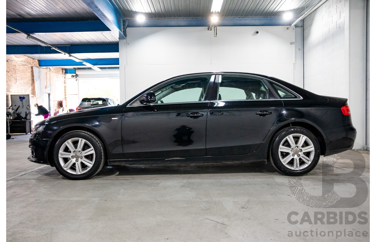 1/2008 Audi A4 2.0 TDI B8 (8K) 4d Sedan Brilliant Black Turbo Diesel 2.0L