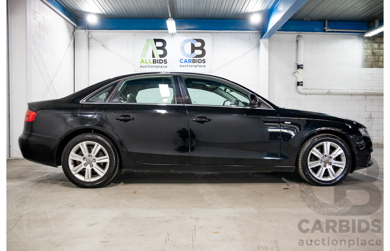 1/2008 Audi A4 2.0 TDI B8 (8K) 4d Sedan Brilliant Black Turbo Diesel 2.0L