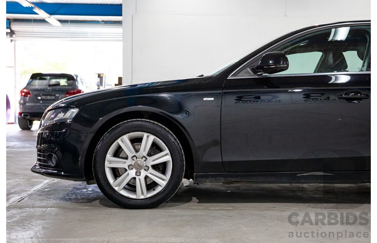 1/2008 Audi A4 2.0 TDI B8 (8K) 4d Sedan Brilliant Black Turbo Diesel 2.0L