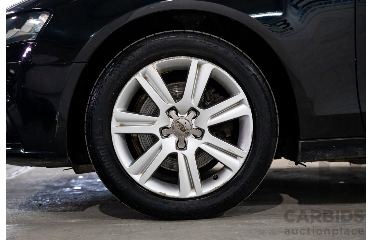 1/2008 Audi A4 2.0 TDI B8 (8K) 4d Sedan Brilliant Black Turbo Diesel 2.0L