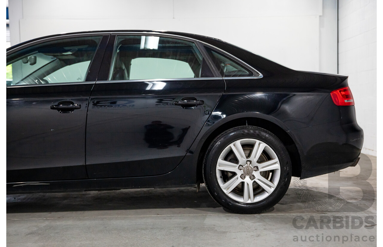 1/2008 Audi A4 2.0 TDI B8 (8K) 4d Sedan Brilliant Black Turbo Diesel 2.0L