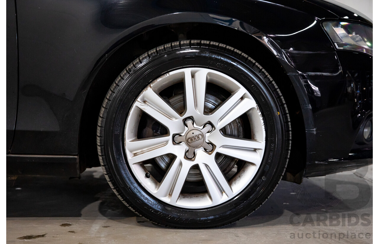 1/2008 Audi A4 2.0 TDI B8 (8K) 4d Sedan Brilliant Black Turbo Diesel 2.0L