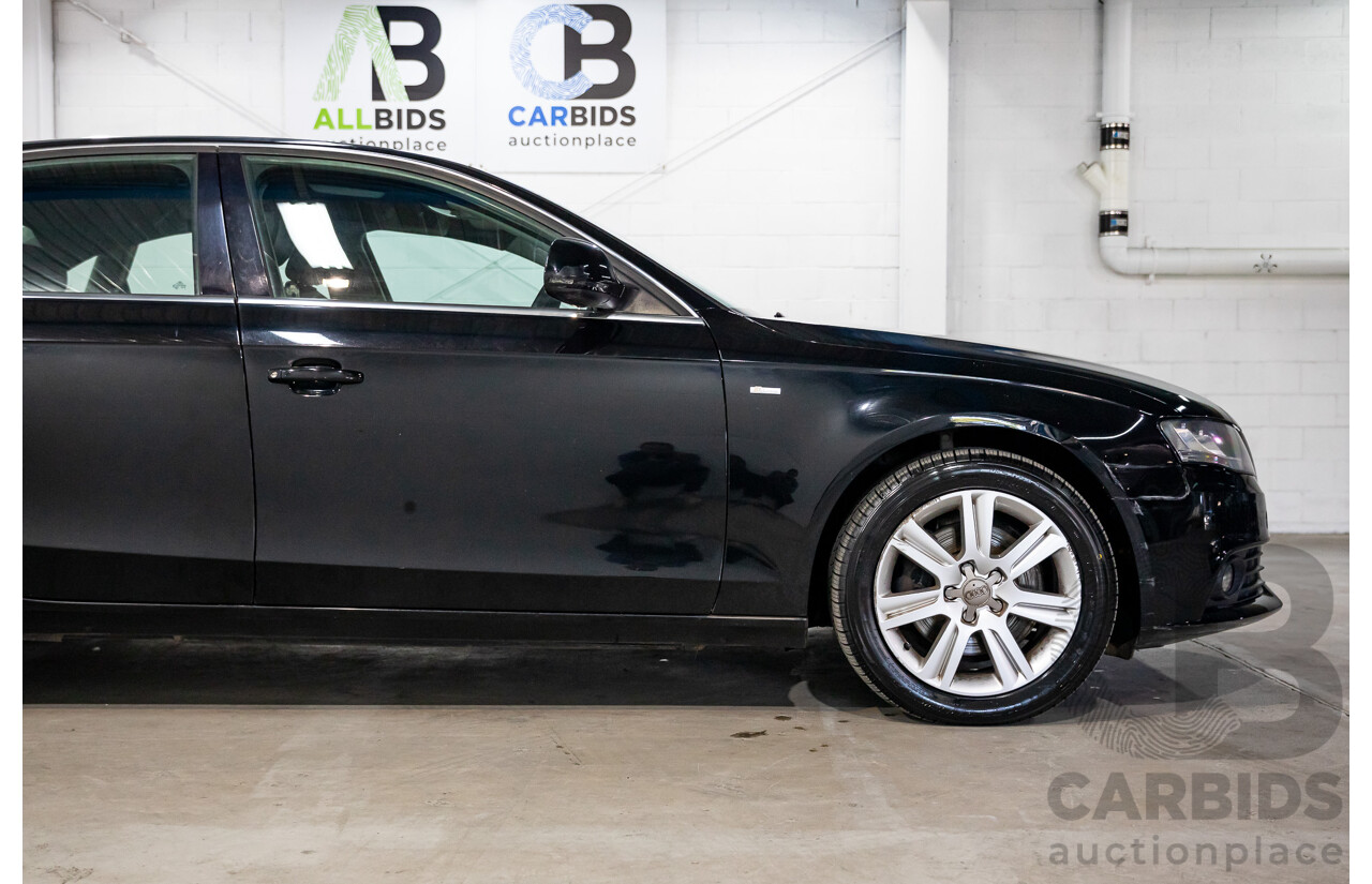 1/2008 Audi A4 2.0 TDI B8 (8K) 4d Sedan Brilliant Black Turbo Diesel 2.0L