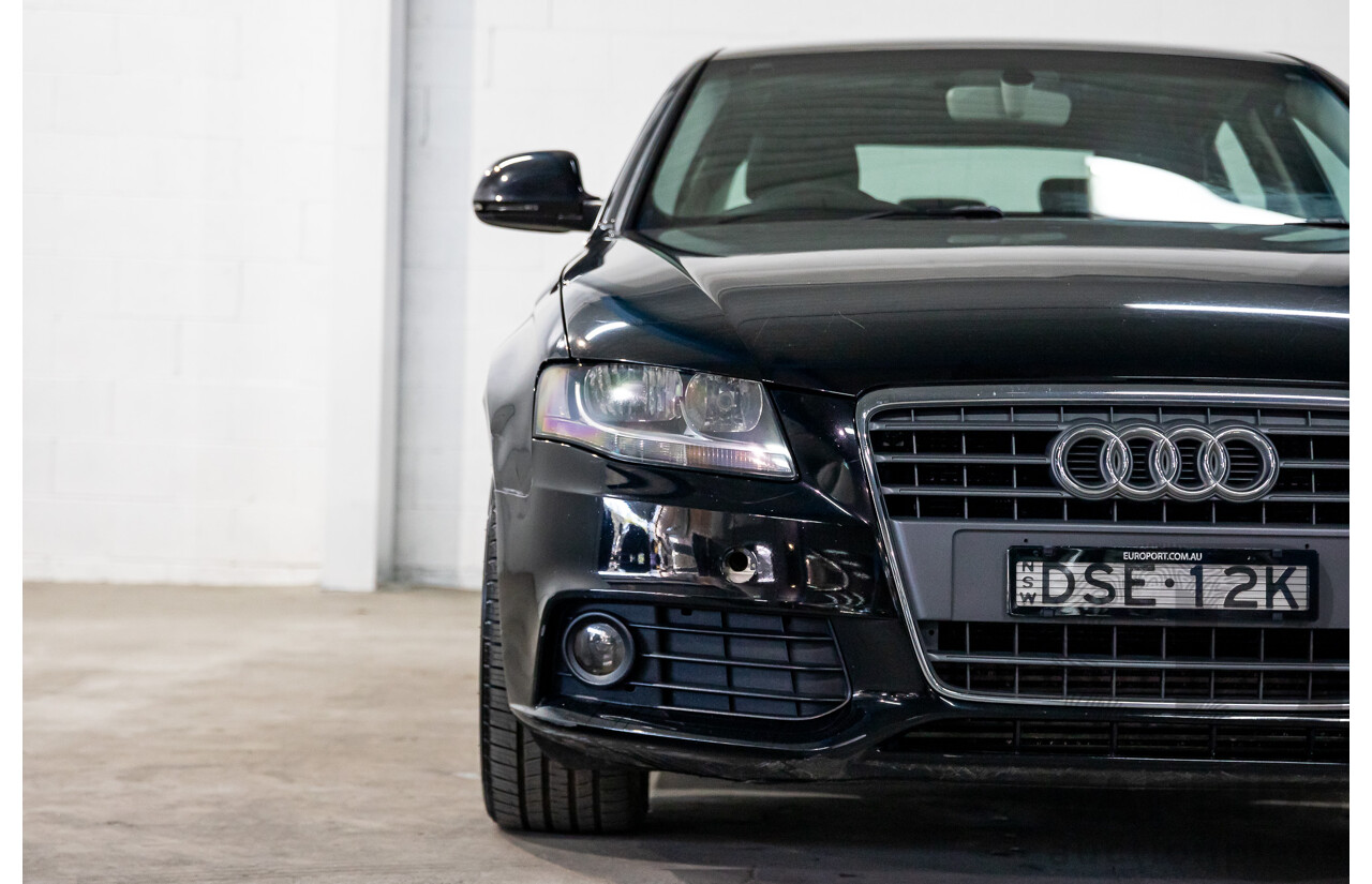 1/2008 Audi A4 2.0 TDI B8 (8K) 4d Sedan Brilliant Black Turbo Diesel 2.0L