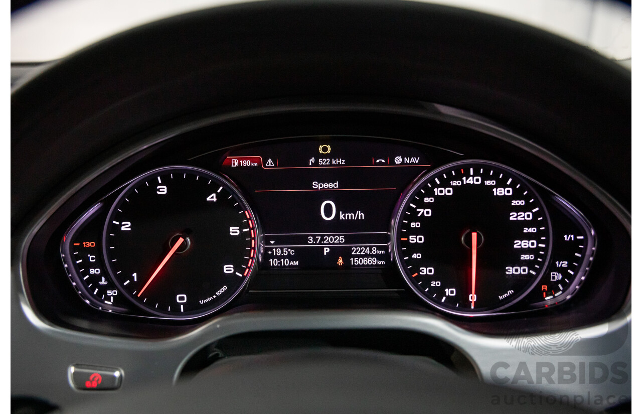 4/2011 Audi A8 L 4.2 TDI Quattro 4H 4d Sedan Ice Silver Metallic Twin Turbo Diesel V8 4.1L