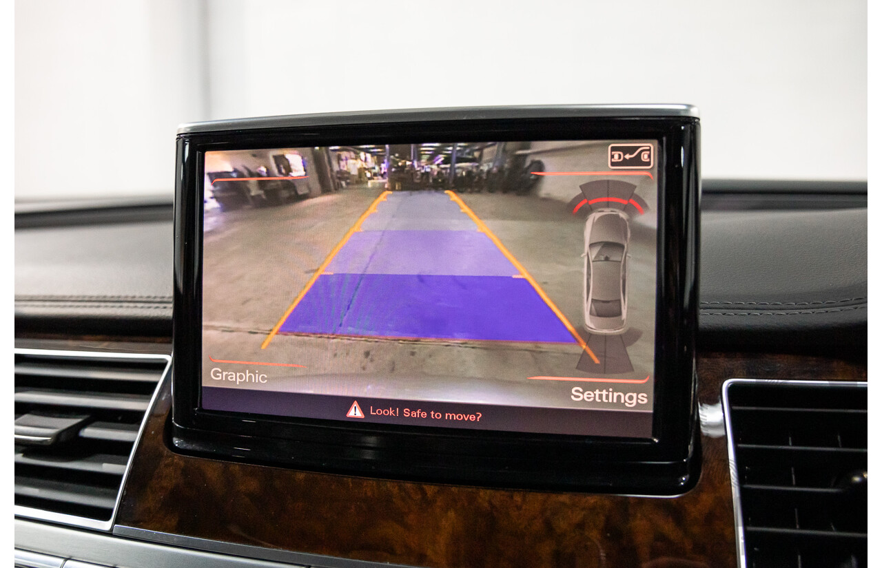 4/2011 Audi A8 L 4.2 TDI Quattro 4H 4d Sedan Ice Silver Metallic Twin Turbo Diesel V8 4.1L