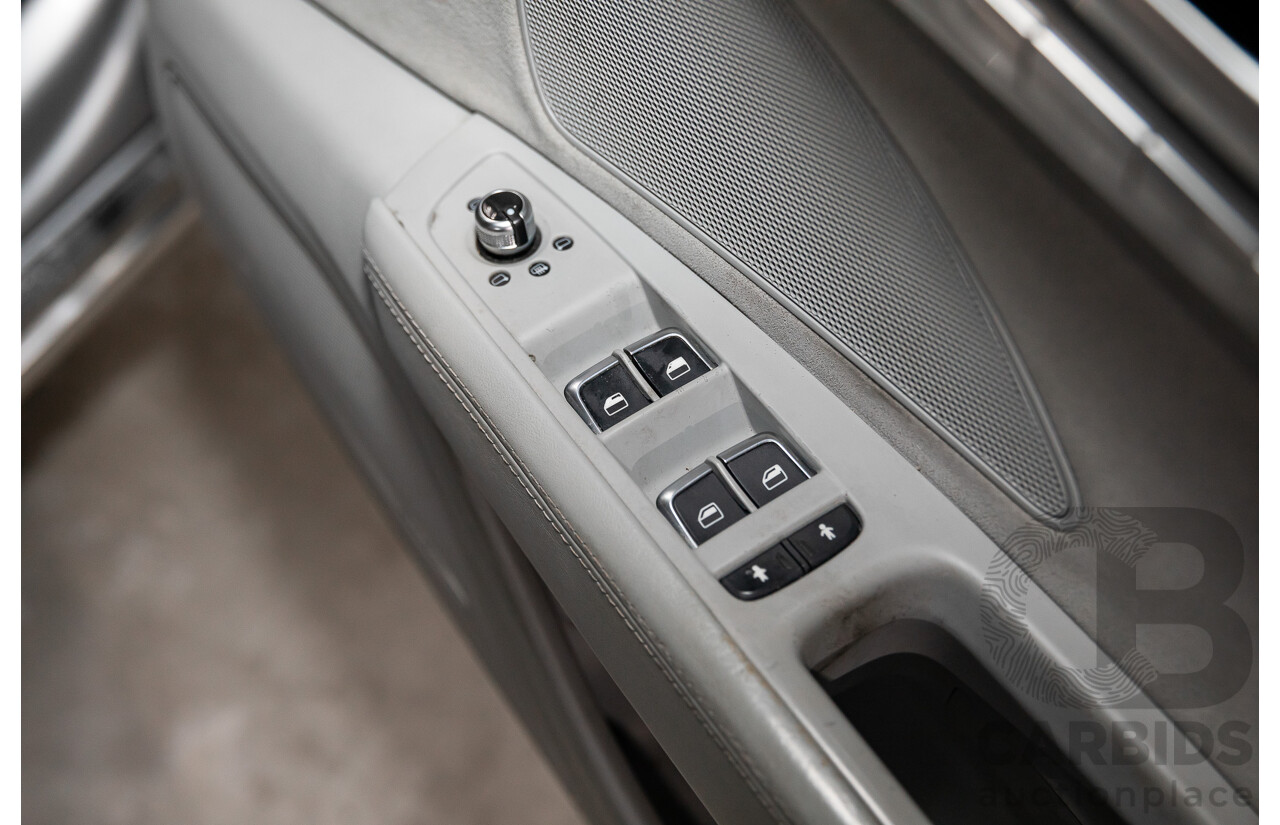 4/2011 Audi A8 L 4.2 TDI Quattro 4H 4d Sedan Ice Silver Metallic Twin Turbo Diesel V8 4.1L