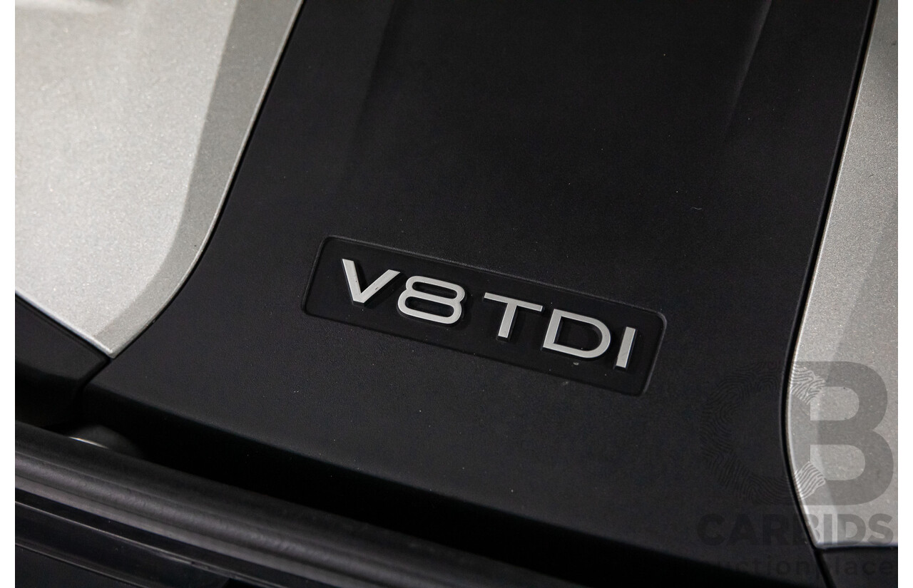 4/2011 Audi A8 L 4.2 TDI Quattro 4H 4d Sedan Ice Silver Metallic Twin Turbo Diesel V8 4.1L