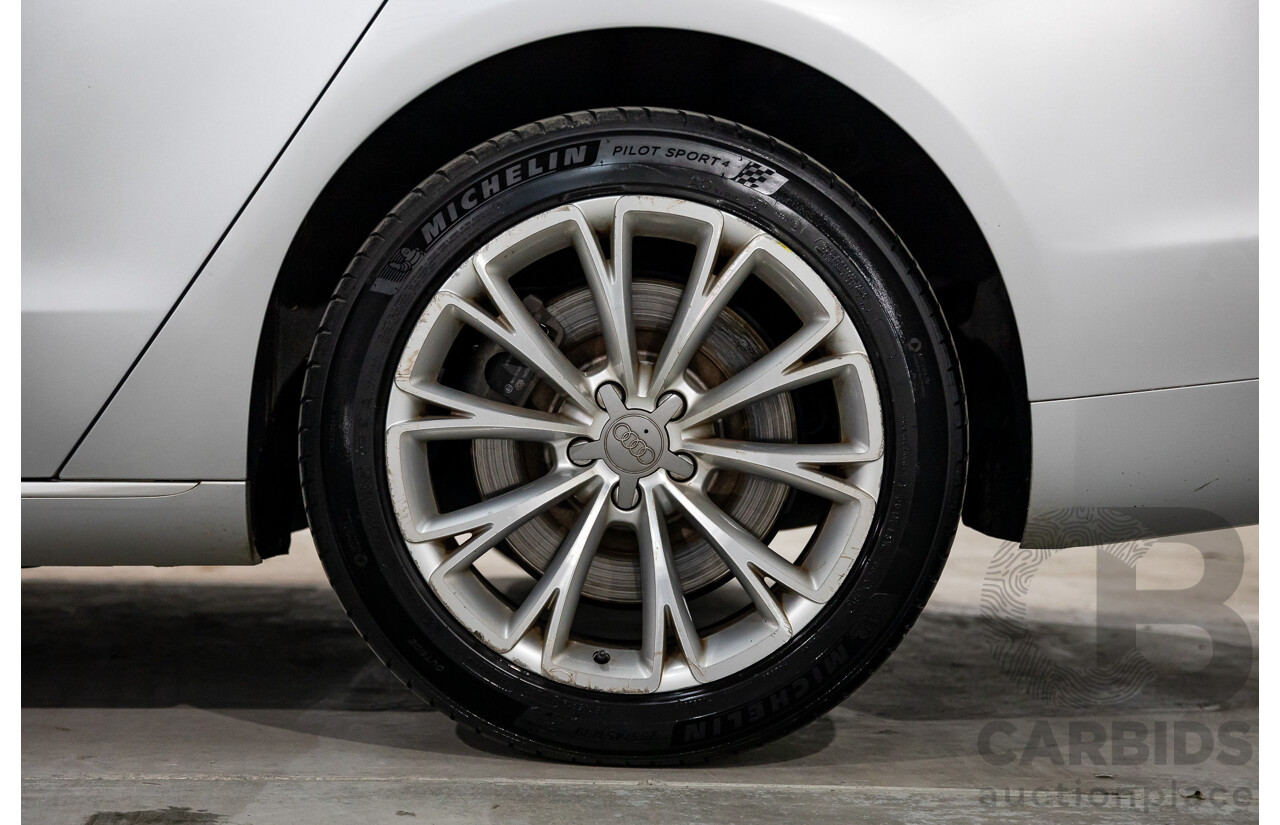 4/2011 Audi A8 L 4.2 TDI Quattro 4H 4d Sedan Ice Silver Metallic Twin Turbo Diesel V8 4.1L