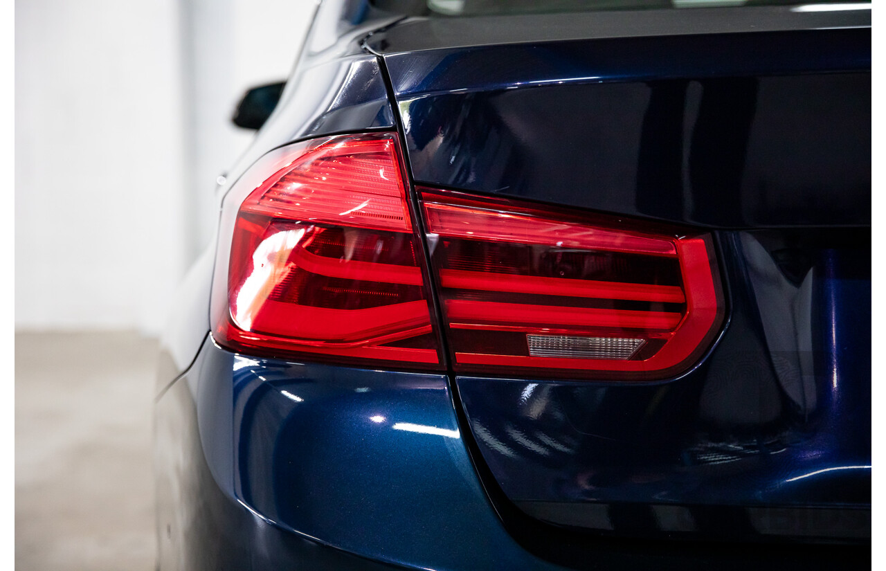 08/2016 BMW 330i Luxury Line (RWD) F30 LCI 4d Sedan Imperial Blue Brilliant Effect Metallic Turbo 2.0L