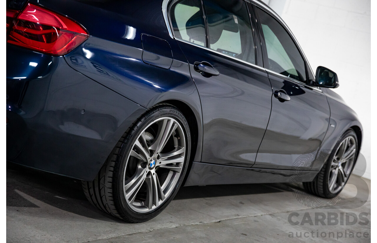 08/2016 BMW 330i Luxury Line (RWD) F30 LCI 4d Sedan Imperial Blue Brilliant Effect Metallic Turbo 2.0L
