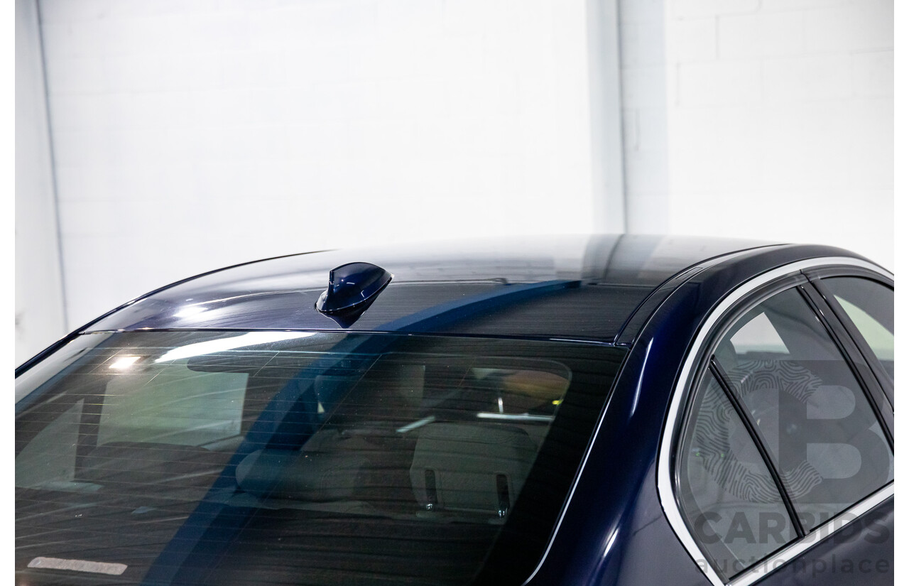 08/2016 BMW 330i Luxury Line (RWD) F30 LCI 4d Sedan Imperial Blue Brilliant Effect Metallic Turbo 2.0L