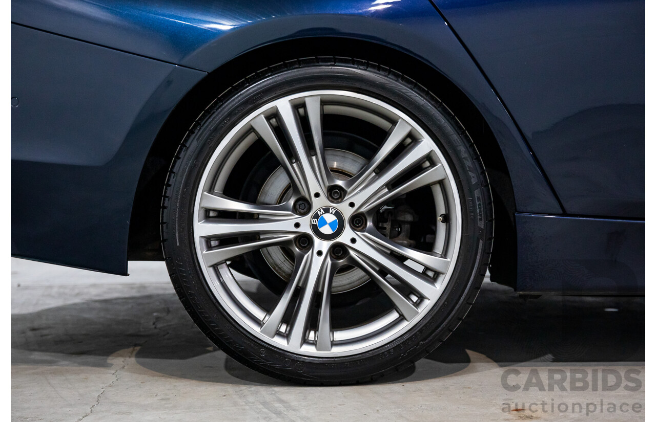 08/2016 BMW 330i Luxury Line (RWD) F30 LCI 4d Sedan Imperial Blue Brilliant Effect Metallic Turbo 2.0L