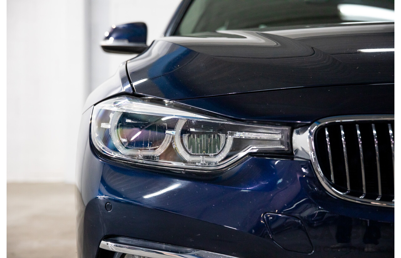 08/2016 BMW 330i Luxury Line (RWD) F30 LCI 4d Sedan Imperial Blue Brilliant Effect Metallic Turbo 2.0L