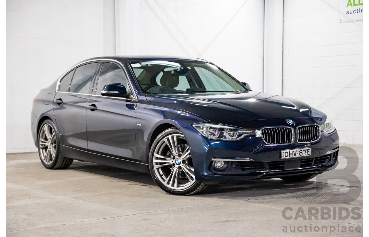 08/2016 BMW 330i Luxury Line (RWD) F30 LCI 4d Sedan Imperial Blue Brilliant Effect Metallic Turbo 2.0L