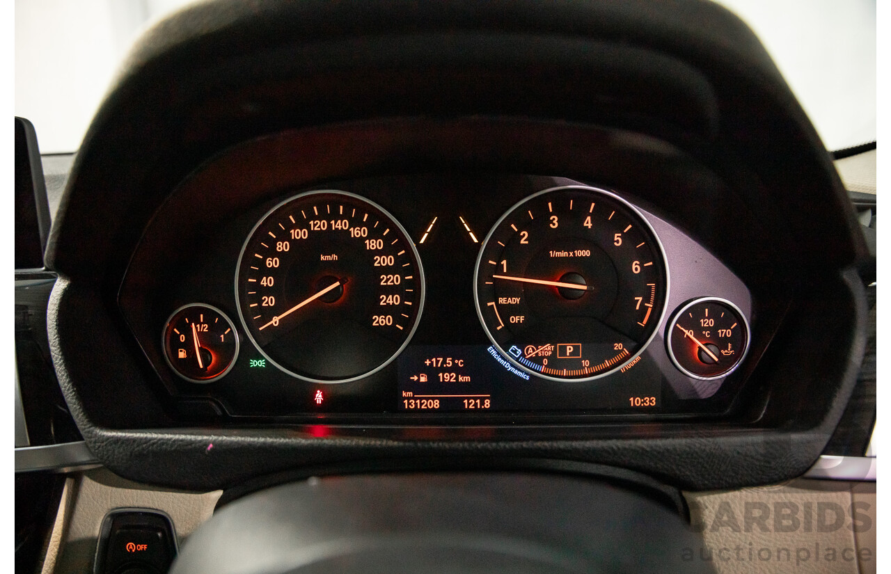 08/2016 BMW 330i Luxury Line (RWD) F30 LCI 4d Sedan Imperial Blue Brilliant Effect Metallic Turbo 2.0L