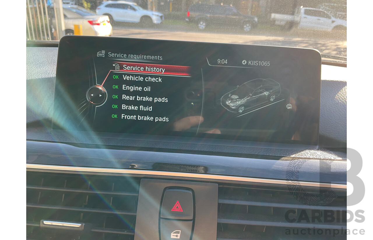 08/2016 BMW 330i Luxury Line (RWD) F30 LCI 4d Sedan Imperial Blue Brilliant Effect Metallic Turbo 2.0L