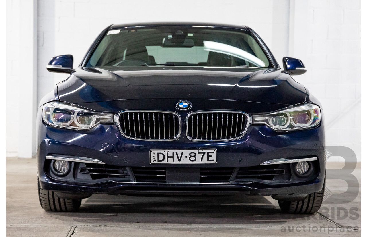 08/2016 BMW 330i Luxury Line (RWD) F30 LCI 4d Sedan Imperial Blue Brilliant Effect Metallic Turbo 2.0L