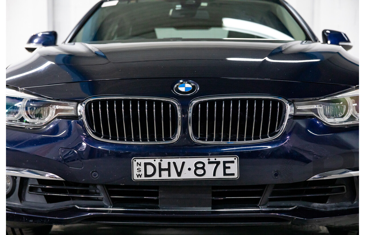 08/2016 BMW 330i Luxury Line (RWD) F30 LCI 4d Sedan Imperial Blue Brilliant Effect Metallic Turbo 2.0L