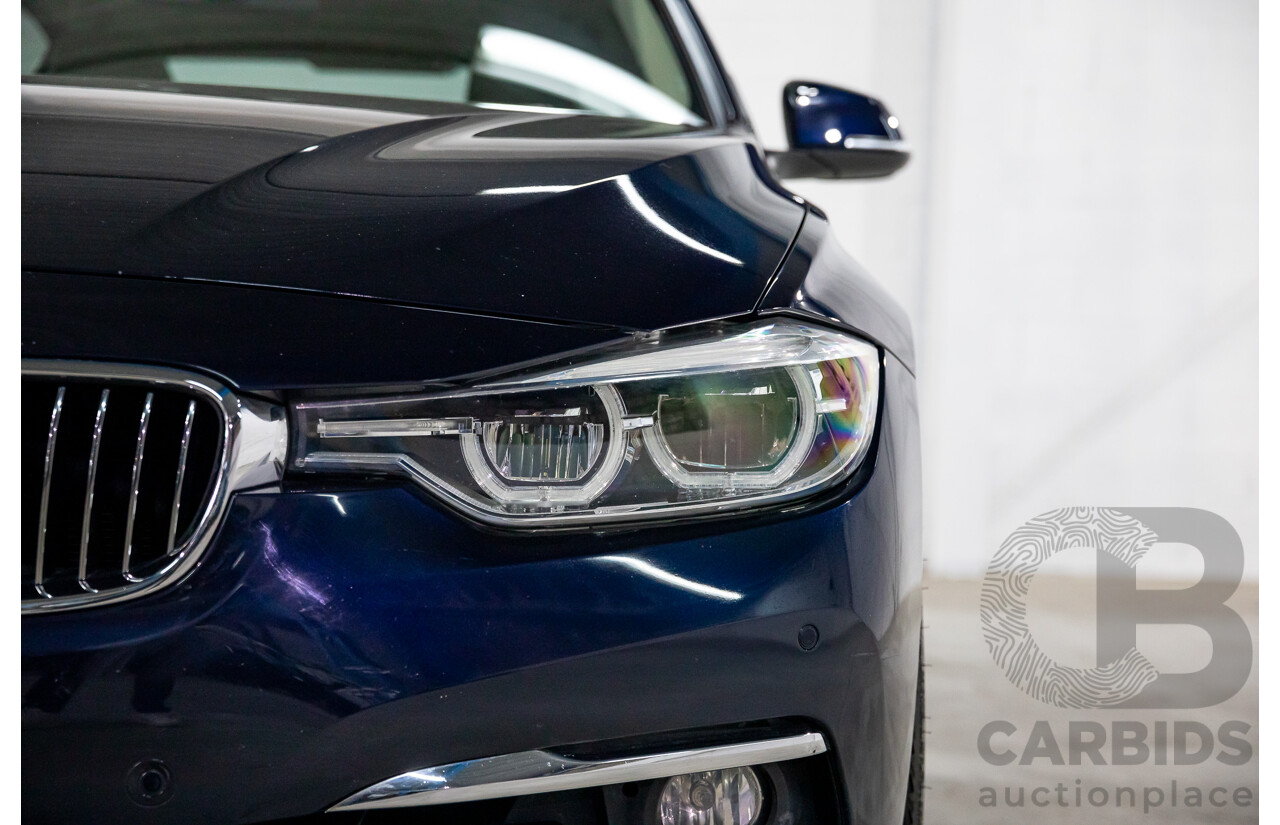 08/2016 BMW 330i Luxury Line (RWD) F30 LCI 4d Sedan Imperial Blue Brilliant Effect Metallic Turbo 2.0L