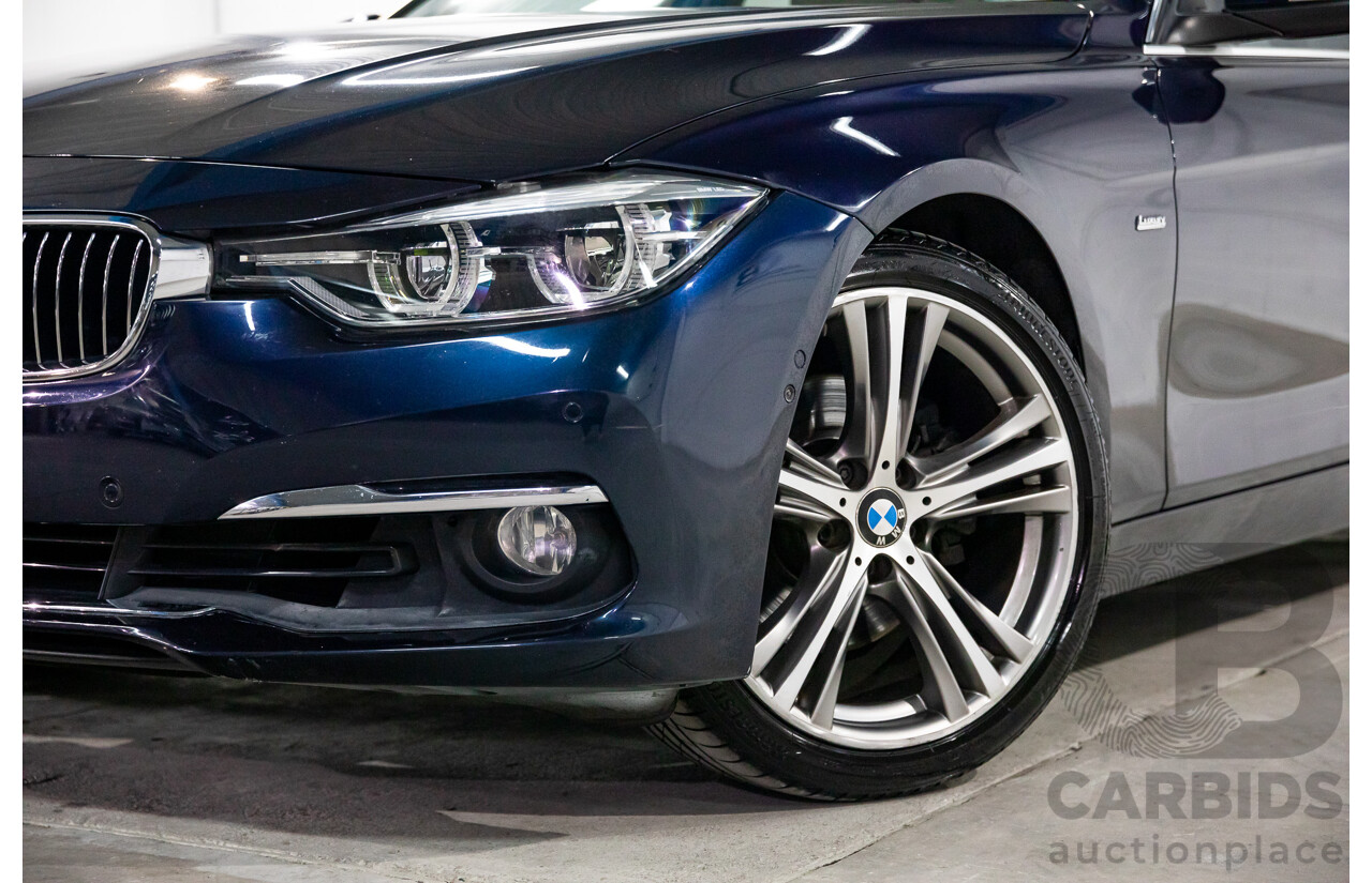 08/2016 BMW 330i Luxury Line (RWD) F30 LCI 4d Sedan Imperial Blue Brilliant Effect Metallic Turbo 2.0L