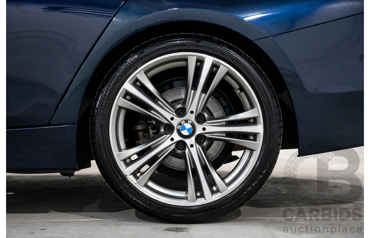 08/2016 BMW 330i Luxury Line (RWD) F30 LCI 4d Sedan Imperial Blue Brilliant Effect Metallic Turbo 2.0L