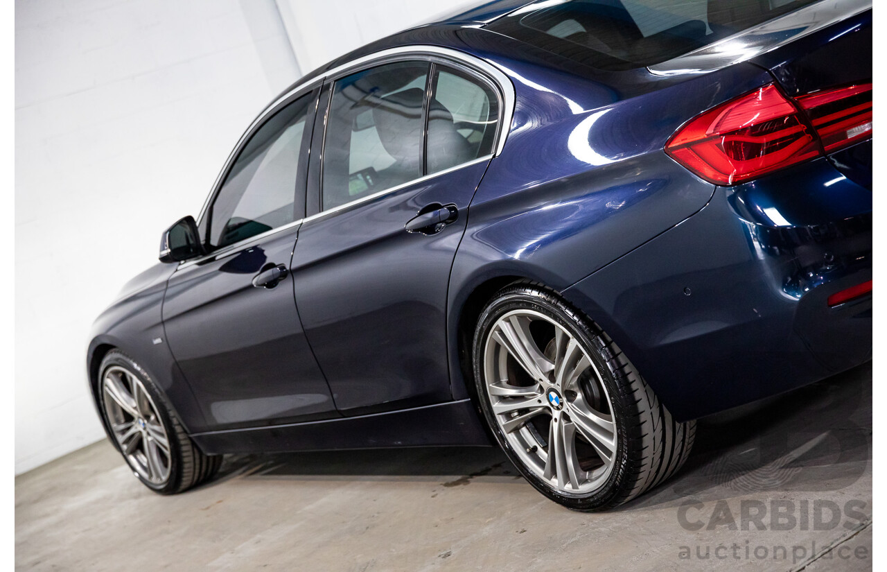 08/2016 BMW 330i Luxury Line (RWD) F30 LCI 4d Sedan Imperial Blue Brilliant Effect Metallic Turbo 2.0L